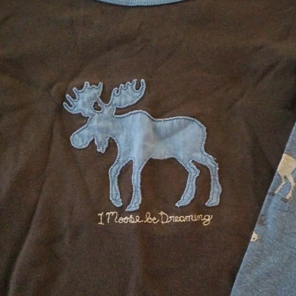Hatley I moose be dreaming pj set - Picture 3 of 6